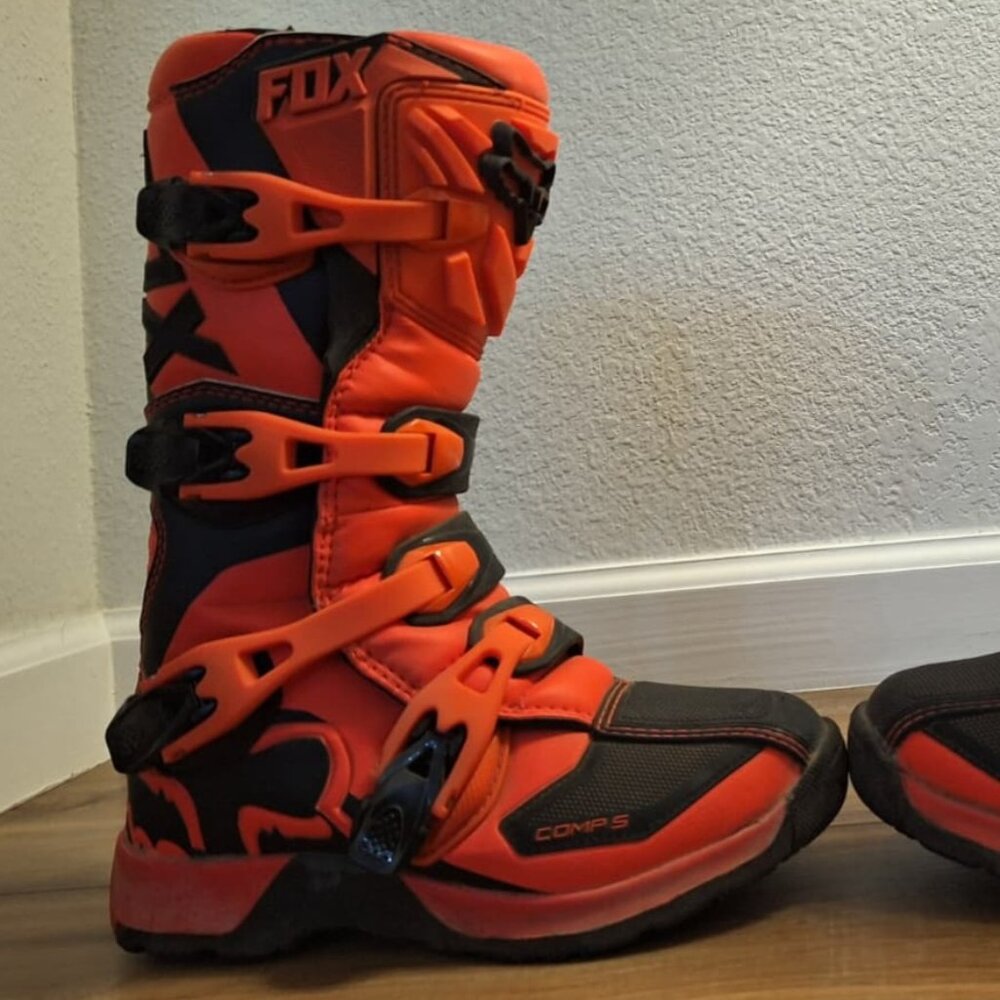 Fox Racing COMP 5 YOUTH MX Racing Boots size Y5
